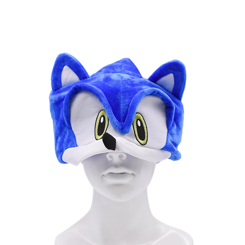 

50 pcs/lot Wholesale Peluche Toys Sonic Adjustable Sonic Hat Cartoon Summer Soft Plush Toy One Size Hot Selling Christmas Gift