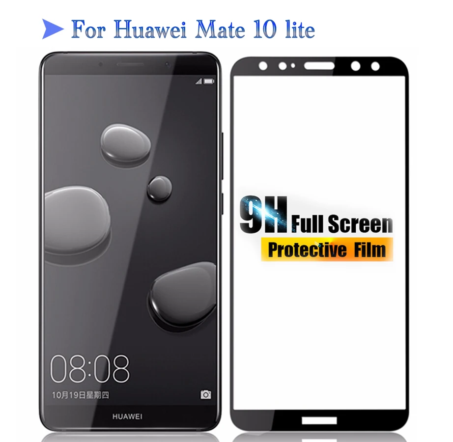 Протектор экрана для huawei Companion mate 10 Lite стекло на закаленное nova 2i полное