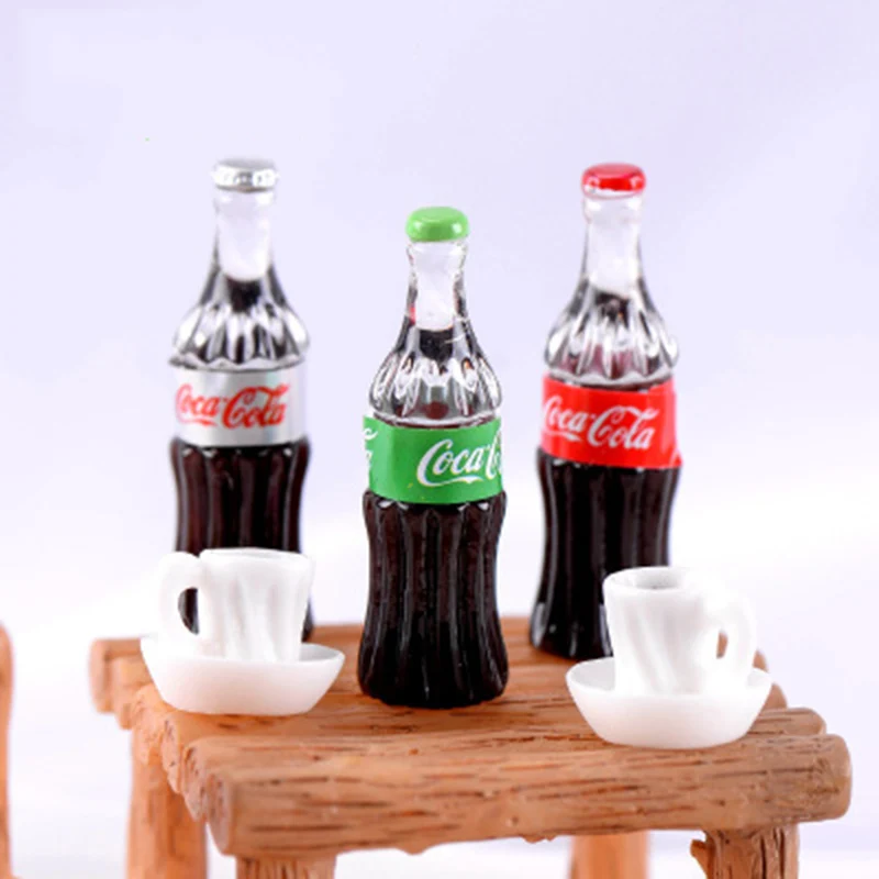 ZOCDOU 1 шт. Кока кола бутылка Himouto холодильник напиток вода KFC маленькая статуя США Статуэтка ремесла стол орнамент миниатюры DIY игрушка