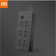 Xiaomi Youpin универсальная зарядная полоса питания 6 розеток 6-позиционная Соединительная панель электрическая розетка удлинитель 220 В