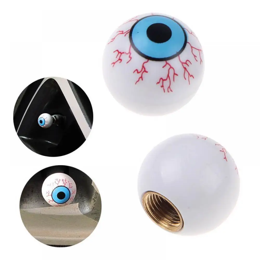 

Car Truck Bike Unique EYE BALL Wheel Tire Tyre Air Dust Stem Valve Cap Cover