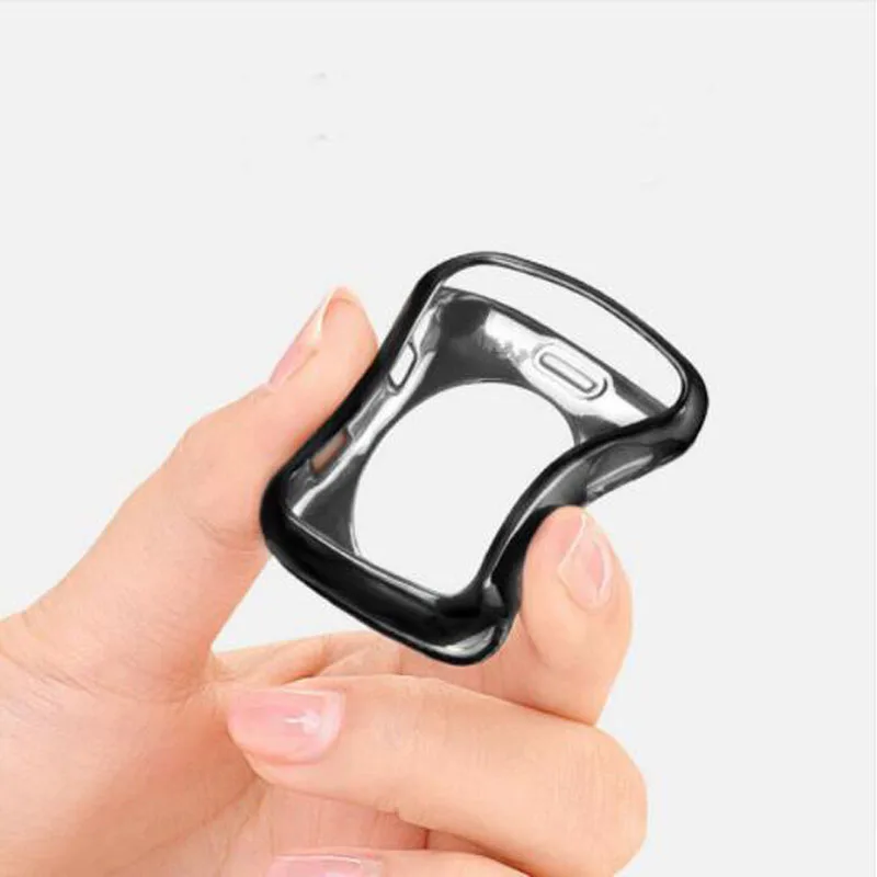 Силиконовый мягкий чехол из ТПУ защитная рамка для iwatch Apple Watch серии 4 40 мм/44 мм