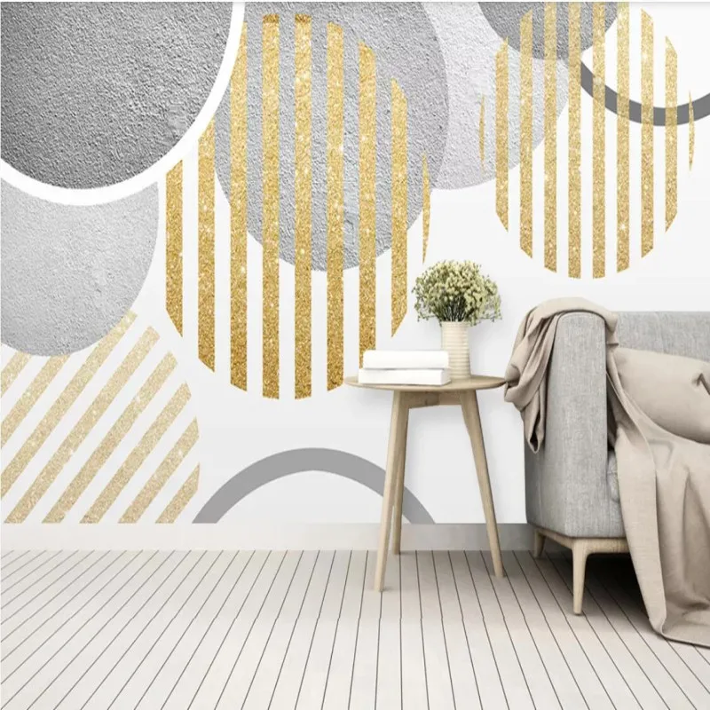 Nordic modern minimalistic personality abstract round geometric tv background wall Nordic modern minimalistic personality abstract round geometric tv background wall