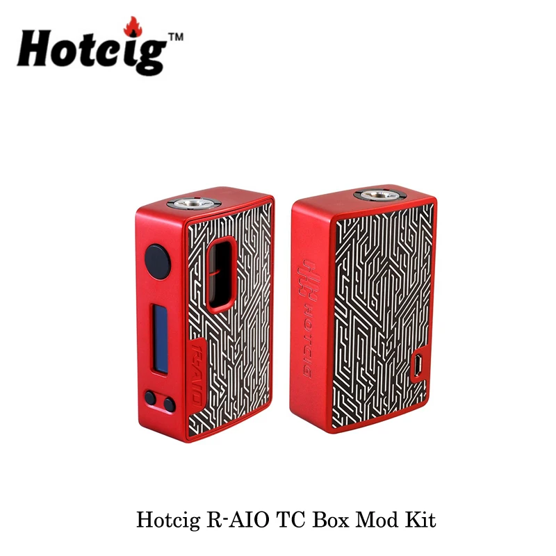 Электронные сигареты 80 Вт Hotcig RAIO R AIO TC коробка мод комплект HM чип для вейпинга