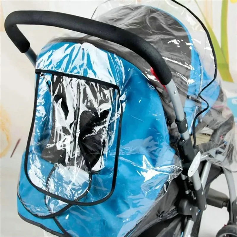Универсальная Водонепроницаемая детская коляска большого размера, дождевик, защита от ветра, аксессуары для детской коляски, пылезащитный чехол