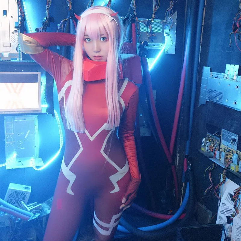 Комбинезон для косплея дивана из аниме Zero Two Darling in the Franxx комбинезон с 3D принтом