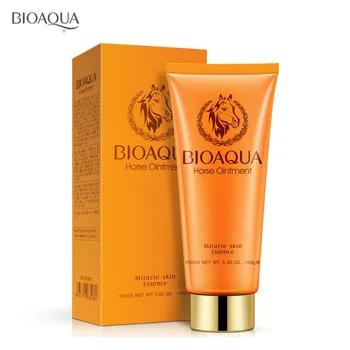 

BIOAQUA Miracle Skin Essence Horse Oil Facial Cleanser Deep Clean Pores Oil Control Remove Blackhead Facial Cleaning Lotion