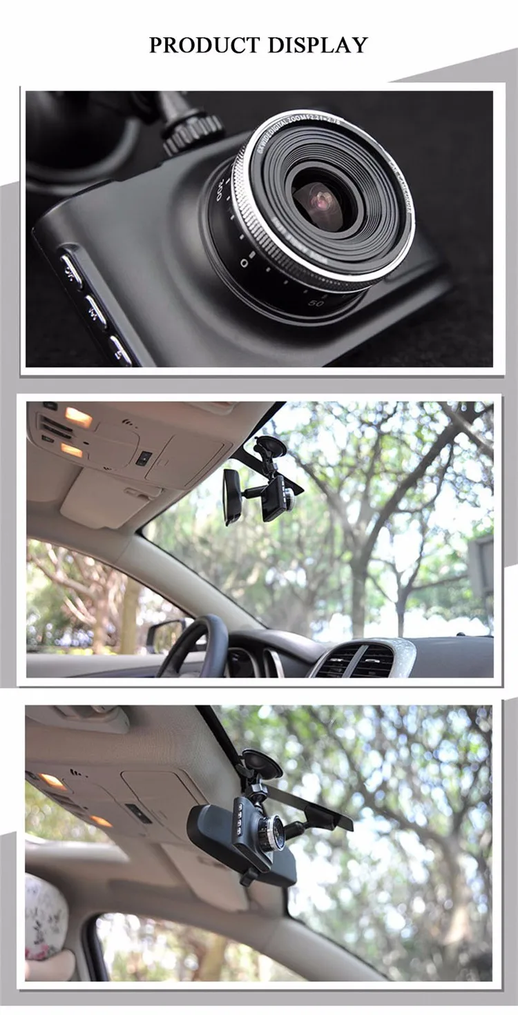 ENKLOV рекордер для вождения 3,0 дюймов металлический корпус рекордер для вождения 170 широкоугольная камера ночного видения Автомобильная dvr камера HD 1080P