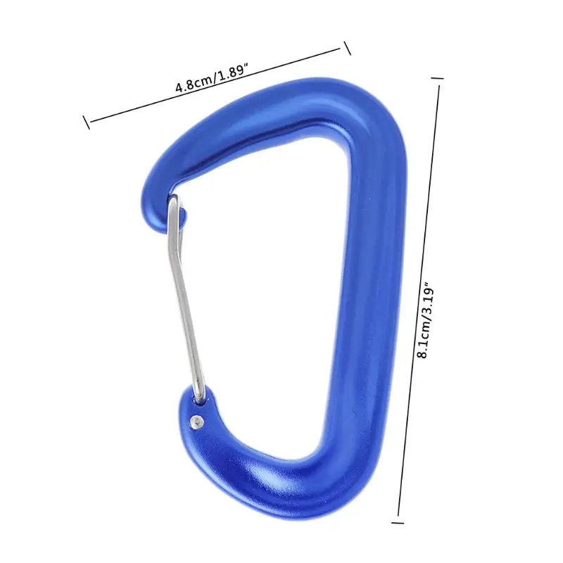 

Aviation Aluminum 12KN Carabiner Hammock Safety Balance Buckle Camping Hook Hot