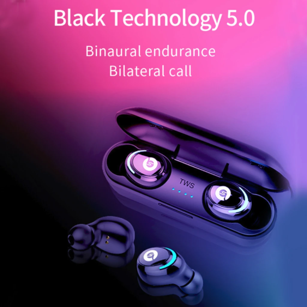 AIR01 TWS наушники Bluetooth 5,0 беспроводные наушники низкой мощности 6D стерео свободные спортивные наушники легкая гарнитура с микрофоном
