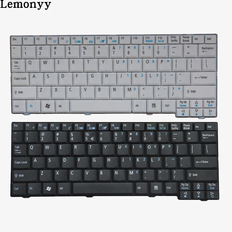 US laptop Keyboard for Acer Aspire One ZG5 D150 A150 A150L ZA8 ZG8 D210 D250 A110 AO531H Emachines