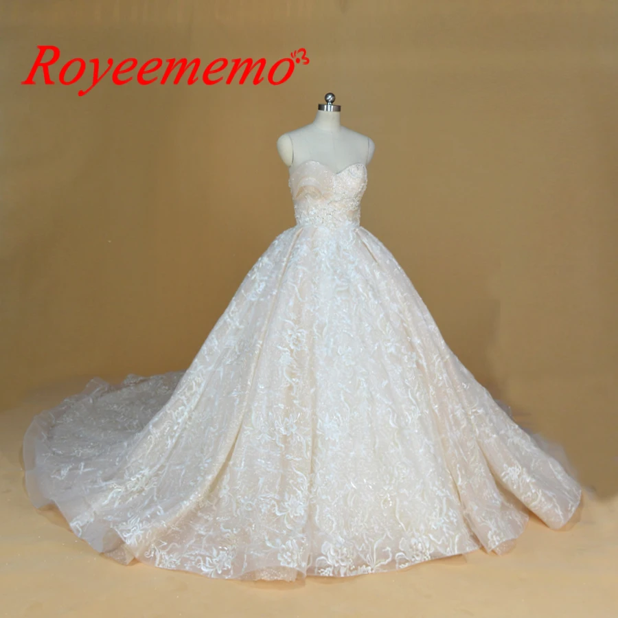 Vestido de Noiva вечернее платье винтажное платье с кружевным дизайном, блестящее свадебное платье класса люкс, фабрика