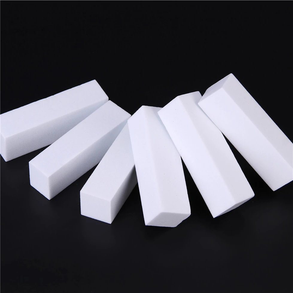 

10Pcs/set Nail Files Sanding Block Buffer White Nail Art File Pedicure Manicure Nail Art Tool Accessories Sanding File Block