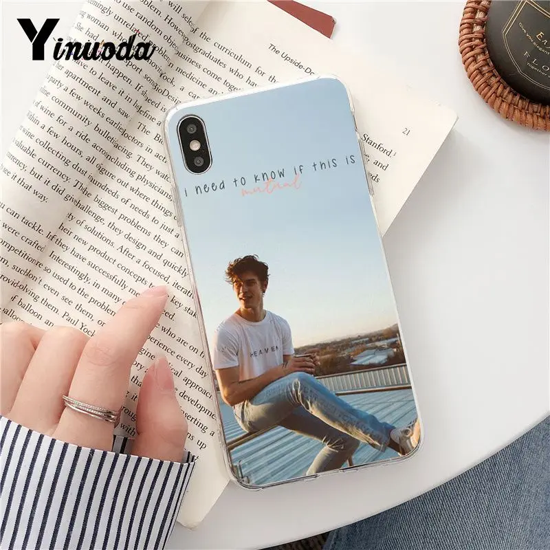 Yinuoda певец Шон Мендес Magcon узор мягкий чехол для телефона из ТПУ по iPhone 6S, 6 plus, 7, 7 plus, 8, 8 Plus, X Xs Макс 5 5S XR