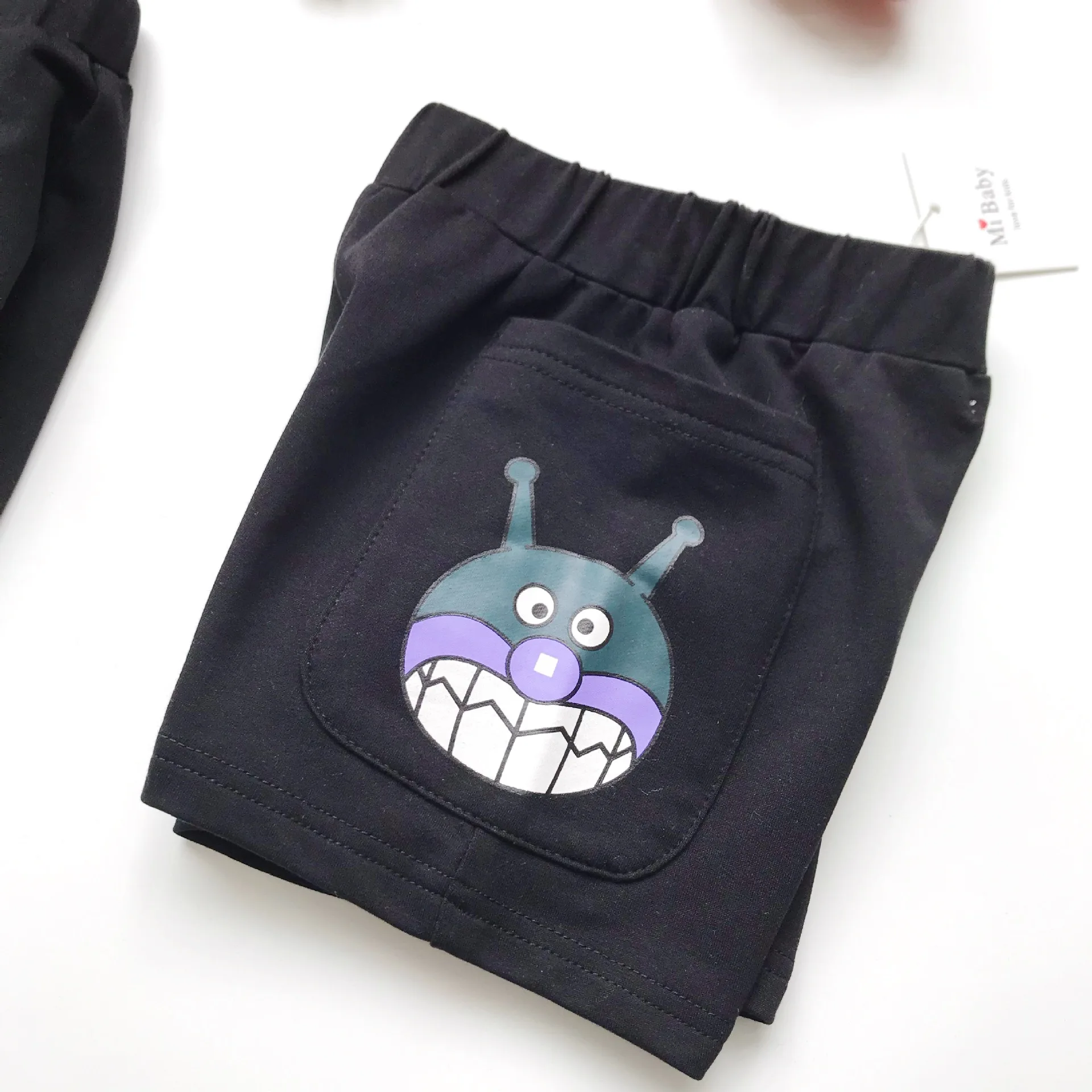 Штаны до колена с рисунком из мультфильма летние шорты для малышей года Короткие штаны с оборками для девочек летняя одежда с изображением Кита для малышей