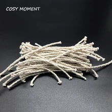 Cosy Moment 50 шт./лот масляной зажигалкой, фитиль Медный провод сердцевина из хлопчатобумажной пряжи для прикуривателя аксессуары SM001