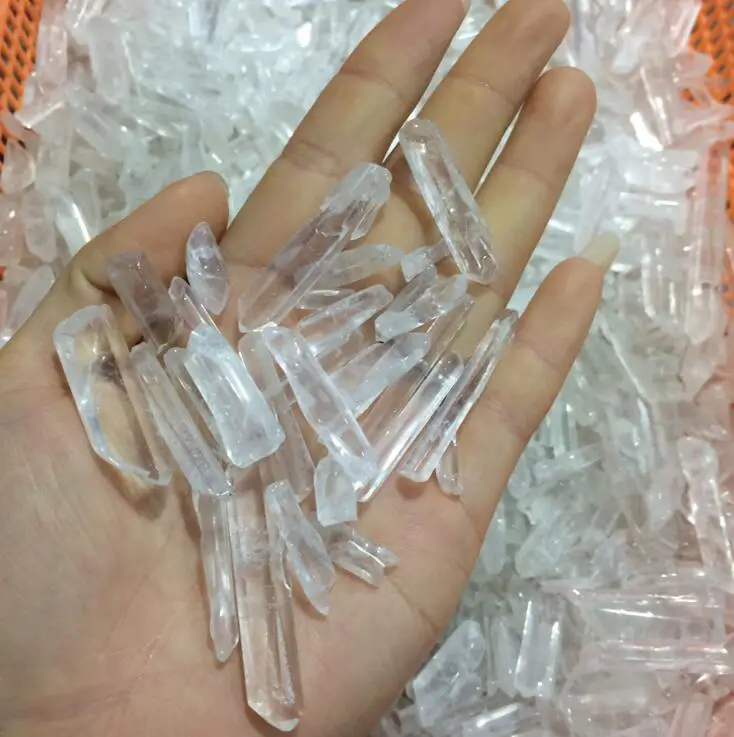 

25mm--45mm NATURAL Lemuria Seed CLEAR Quartz Crystal Point Specimen 1kg