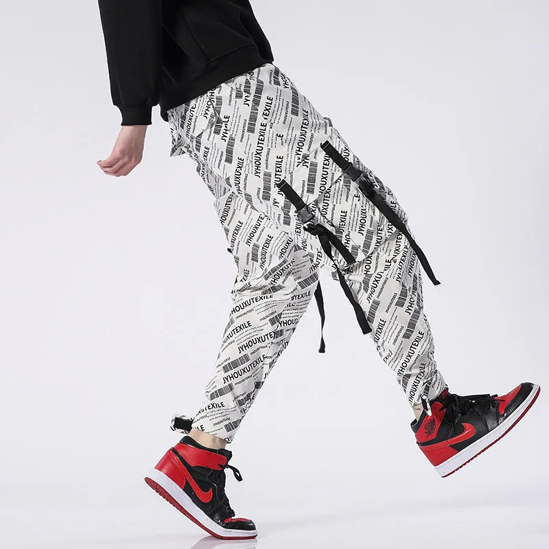 M-4XL 5XL 2019 Spring Track Pants Men Sweatpants Mens Joggers Pants Cargo Camo Tactical Harem Jogger Pants Men