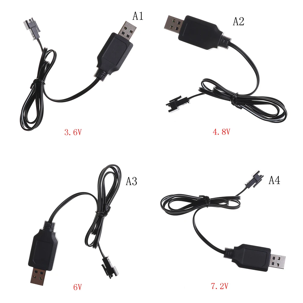 3.7V Black USB Charger Adapter Cable For Sky Viper Drone Helicopter S6 