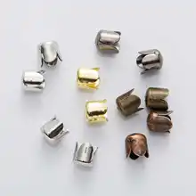 20 шт 5 цветов ожерелье в виде цветка браслет кончик бусины колпачки фурнитура DIY аксессуары-кисточки колпачки для изготовления ювелирных изделий 6-10 мм