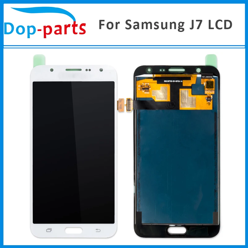 

20Pcs/Lot LCD Full Assembly For Samsung Galaxy J7 2015 J700 OEM Display AAA+++ Digitizer Touch Screen Replacement Free DHL EMS