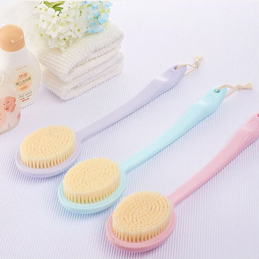 High quality Long Handled Body Bath Shower Back Brush Scrubber Skin