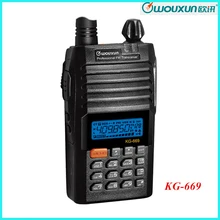 New Wouxun KG-669 136-174MHz Voice Transmitter and Receiver Ham Walkie Talkie