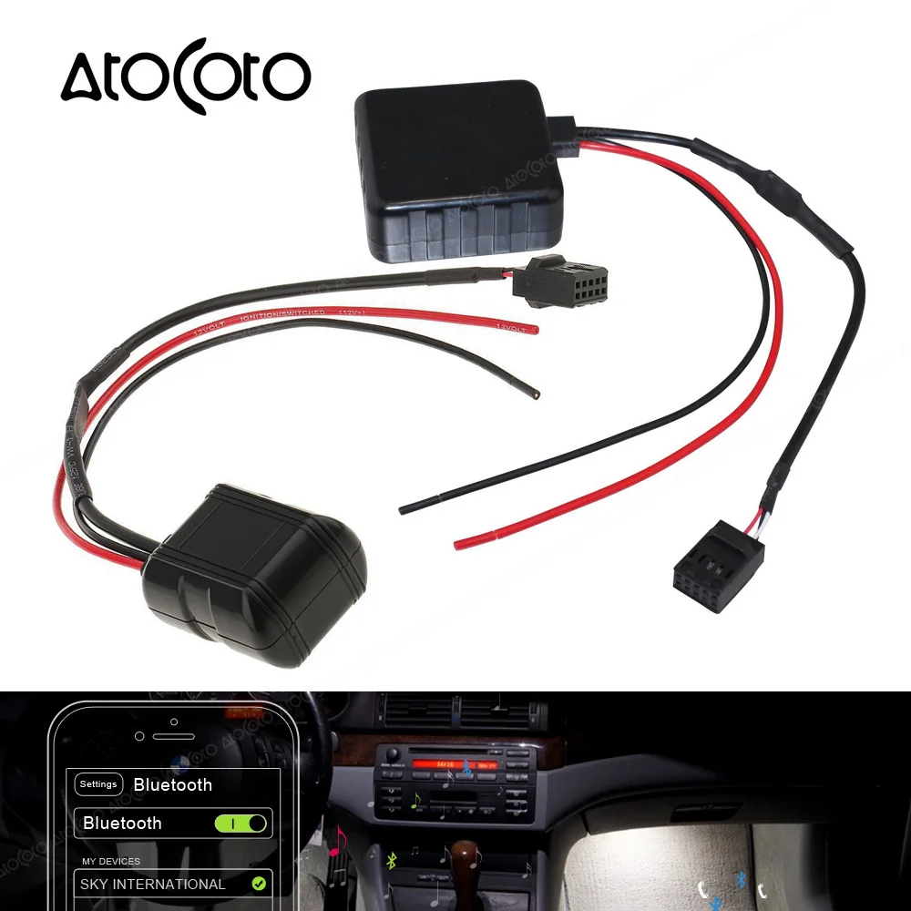 Auto Bluetooth Module Voor Bmw E46 3 Serie Radio Stereo Aux Kabel