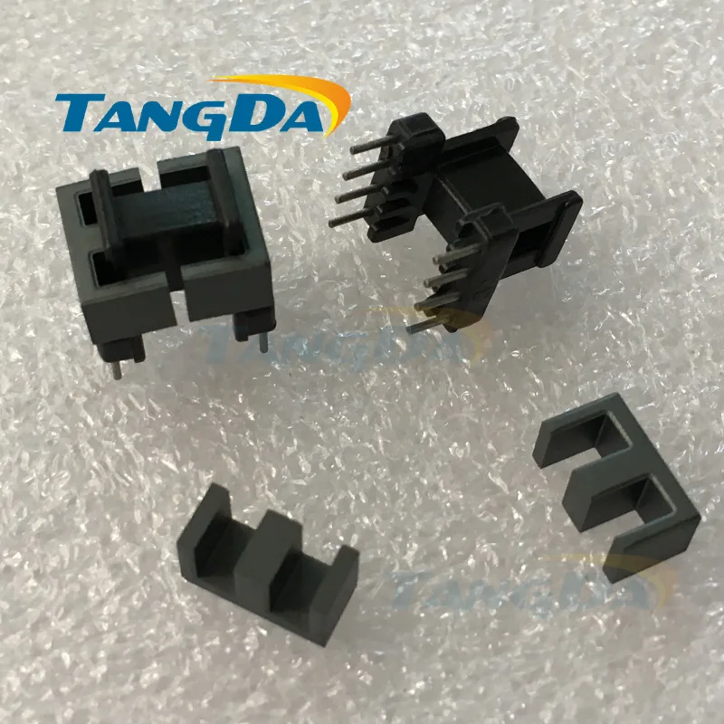 Tangda EE10 core EE бобины с магнитной ядро+ скелет мягкий уровень магнетизма феррита сердечника 4+ 4pin 8 P SMPS RF трансформаторы A