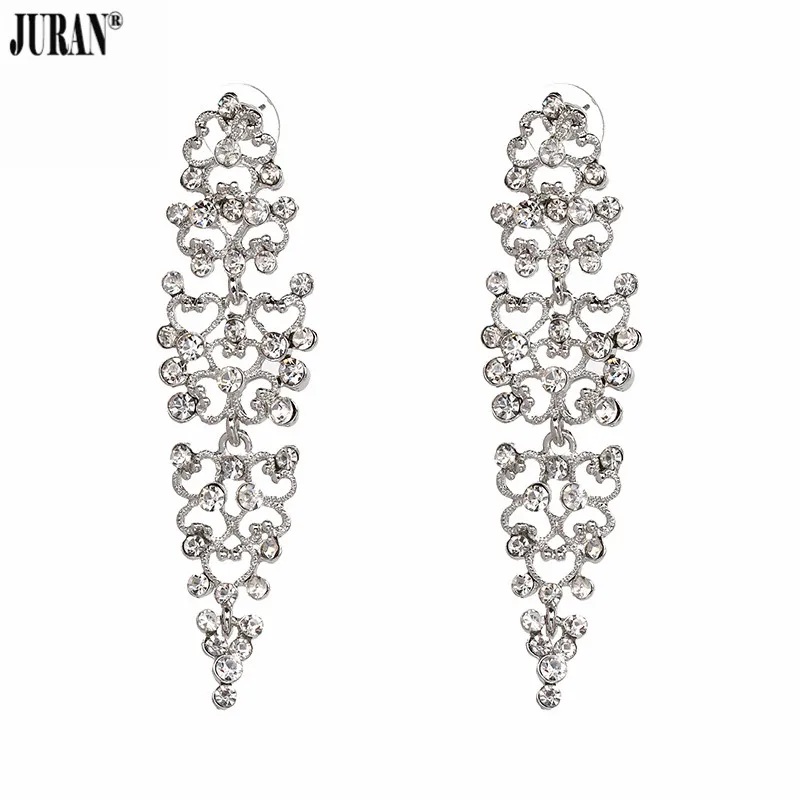 

JURAN Shiny New Arrivals Pendant Luxury Statement Earrings Fashion Jewelry Women Gift Charming Wedding Drop Dangle Earrings