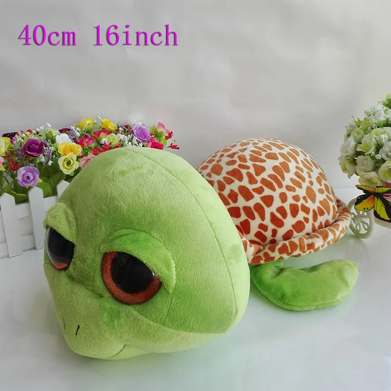 Wholesale 3pcs 40cm Ty Plush Toy Zippy Turtle Stuffed Animall Doll Ty