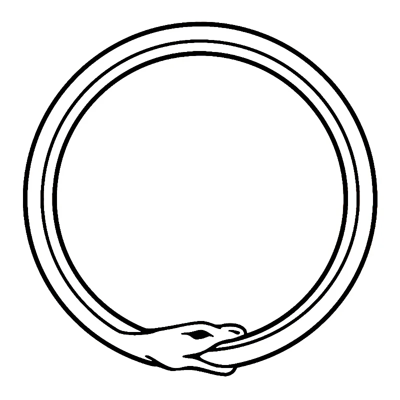 14 8 см * Ouroboros змея автомобильные аксессуары виниловые наклейки S6 3106| |