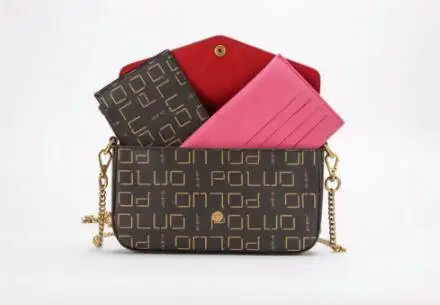 

2019 WOXK Genuine Leather new speedy bag fashion European and American retro envelopes chain ch simple hand single