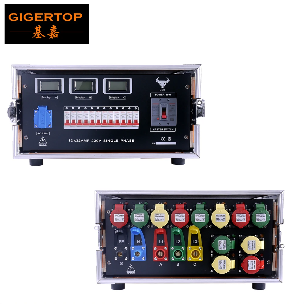 Усовершенствованный источник питания 5U FLightcase Gigertop 12 канальный