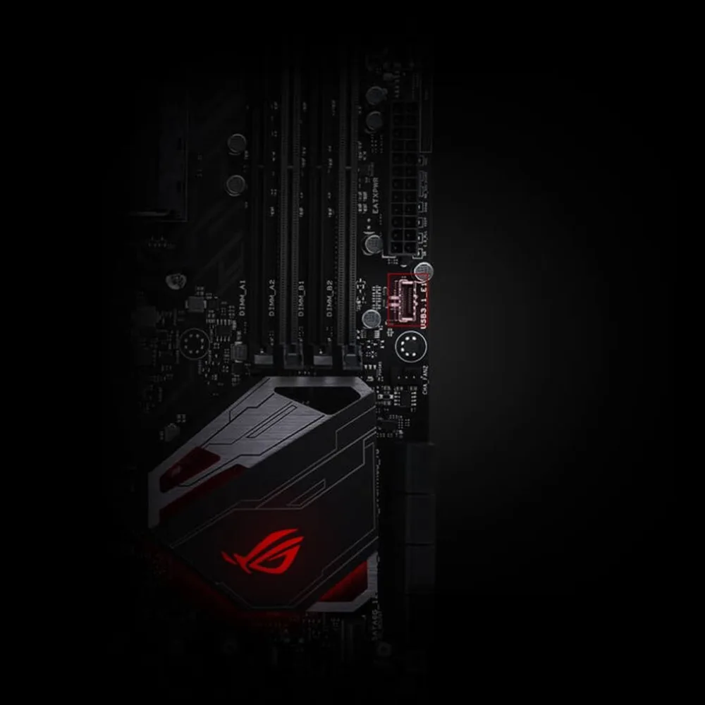 Материнская плата ASUS ROG CROSSHAIR VI HERO X370 ATX, Память DDR4, M.2 USB3.1, компьютерная материнская плата с RGB светодиодный эффект