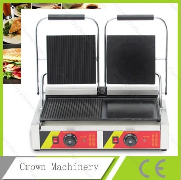 Grilled sandwich or Panini machine, commercial double Panini grill