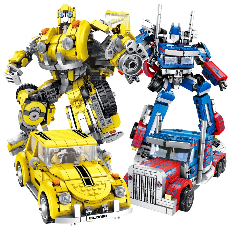 

DIY Transformation Robot Car 2 In 1 Compatible Technic City series Truck Creator Building Blocks Toy for Kids Gifts Legoingly