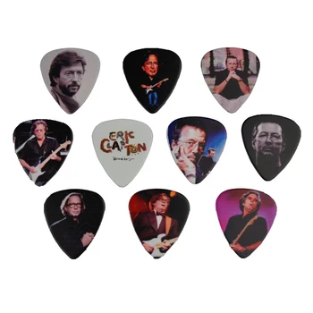 

Lots of 100Pcs ERIC CLAPTON 2 sides printing Guitar Picks Plectrums Medium 0.71mm