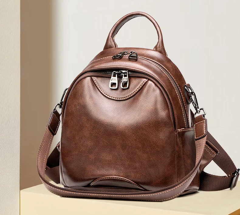 RanHuang Женский мягкий кожаный рюкзак высокого качества маленький рюкзак школьные сумки на плечо для девочек-подростков винтажные рюкзаки A1425