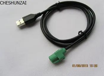 

CHESHUNZAI For 4Pin CD Changer Player USB Cable for Aux Audio Cable Standard USB Cable Adapter