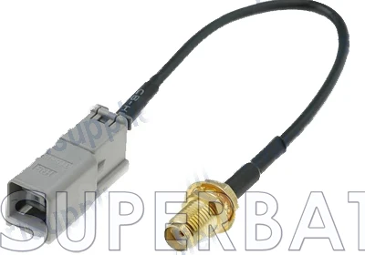 

Superbat RF Coax Cable GPS/GSM antenna adapter cable SMA to GT5-1S HSR for Mercedes Com Pigtail cable GT5 TO SMA Jack bulkhead