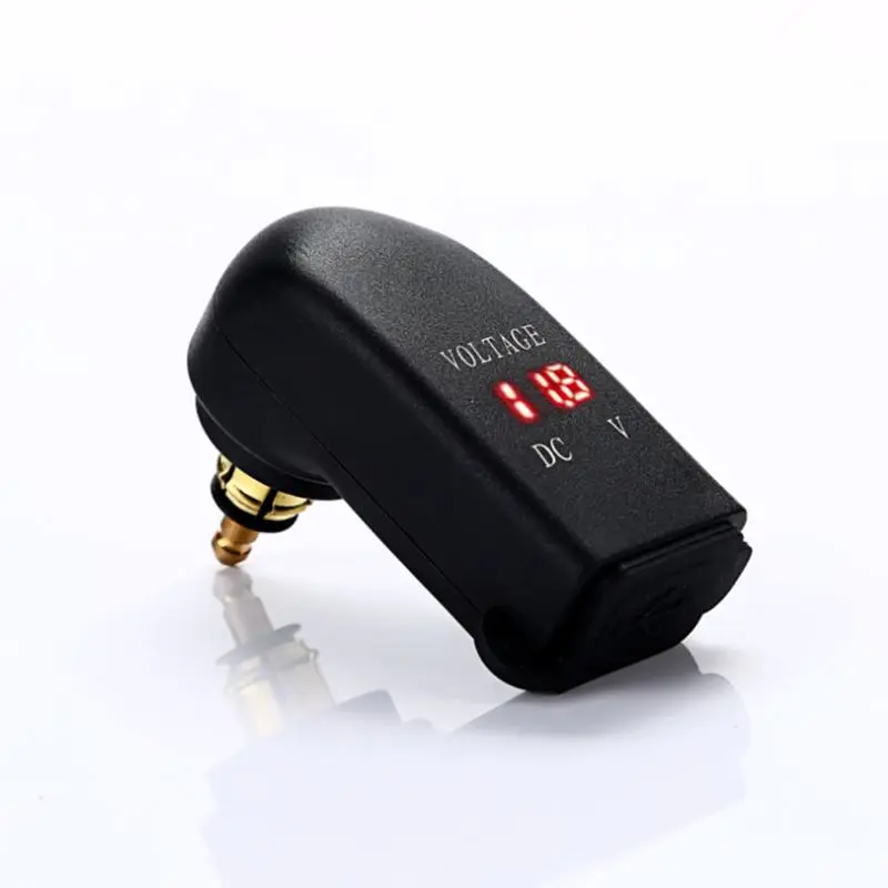 

Waterproof 12V Dual USB Charger Power Adapter LED Voltmeter DIN Plug Socket for BMW Triumph Hella Motorcycle