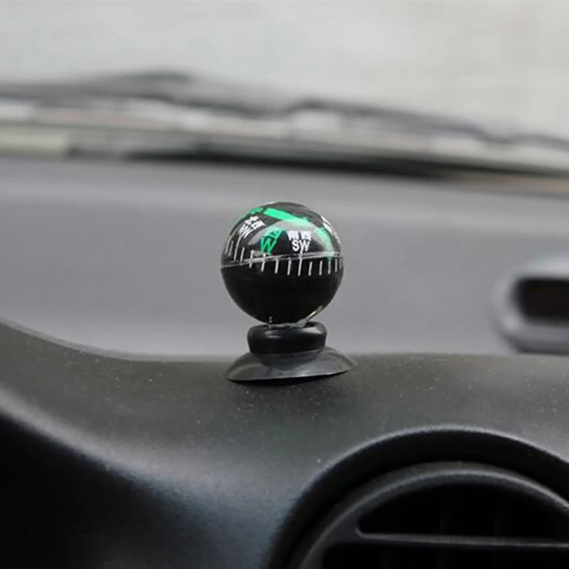 

Car MINI Adsorption Compass Thermometer Direction Dashboard Guide Ball Car-styling Car Ornaments Vehicle Automotive Accessories