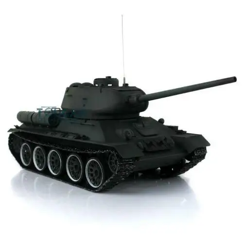 2,4G Henglong 1/16 6,0 зеленый T34-85 rc Танк 3909 360 револьверные металлические треки колеса TH12931