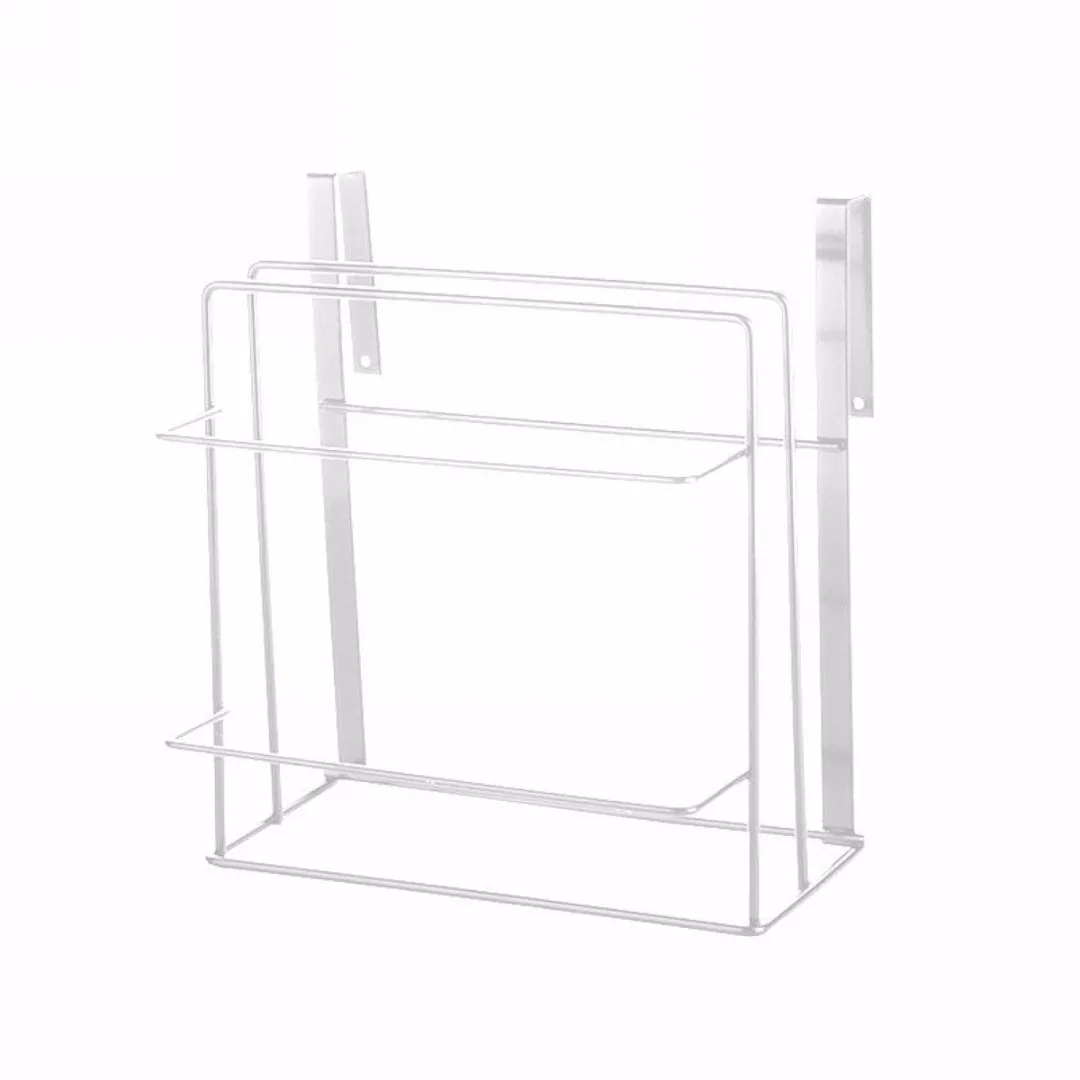 JX-LCLYL Over Door Hook Hanger Cutting Board Holder Stand Storage Kitchen Organizer Rack