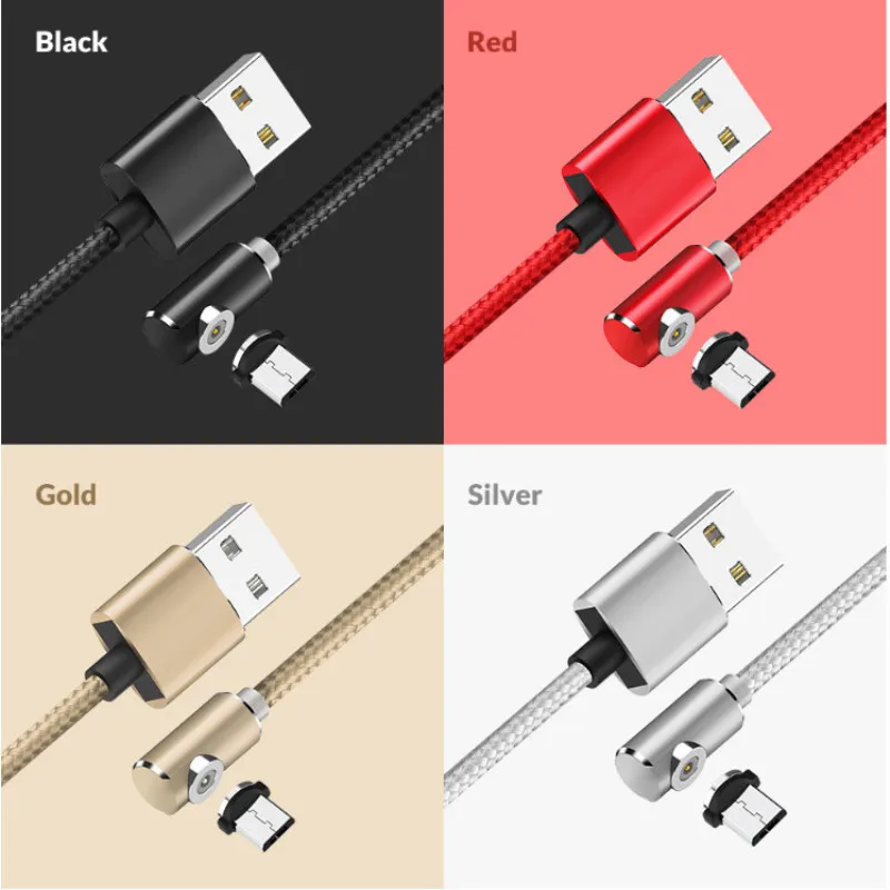1 м 5 В/2 а Micro USB/IOS разъем светодиодный магнитный кабель для iPhone 6 7 8 X Samsung S7 S6 Xiaomi L Line