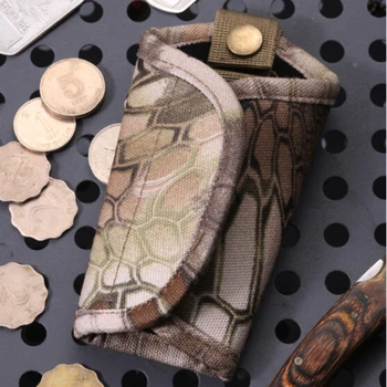 

Outdoor Tactical Molle Mute Key Wallet Pouch Short Waist Bag Military Camping Hiking Equipment