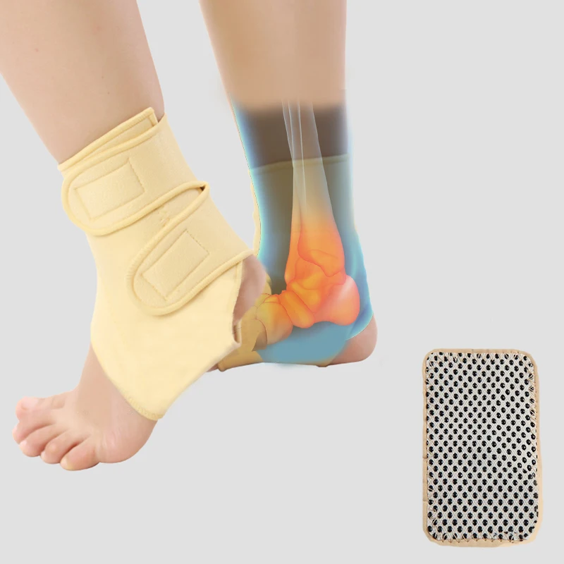 Турмалиновый Лодыжка Поддержка Brace Plantar Fasciitis Поддержка Brace Магнитная терапия самонагревание снимает боль в лодыжке для мужчин и женщин H006