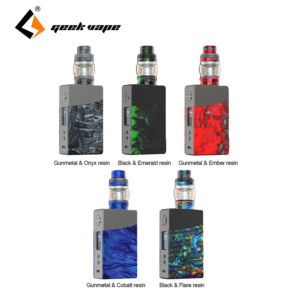 Original Geekvape NOVA 200W TC Kit with 2ml 4ml Alpha Tank MeshMellow coil Advanced AS Chip