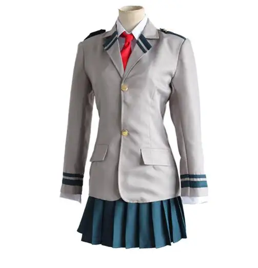 Boku no Hero Academia AsuiTsuyu Yaoyorozu Momo School Uniform My Hero Academia OCHACO URARAKA Midoriya Izuku Cosplay Costume-2